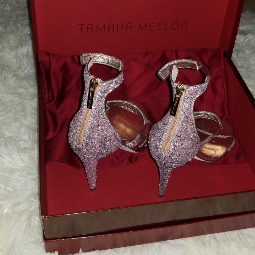 ❤️ AUTHENTIC TAMARA MELLON❤️ front line glitter - Picture 7 of 8